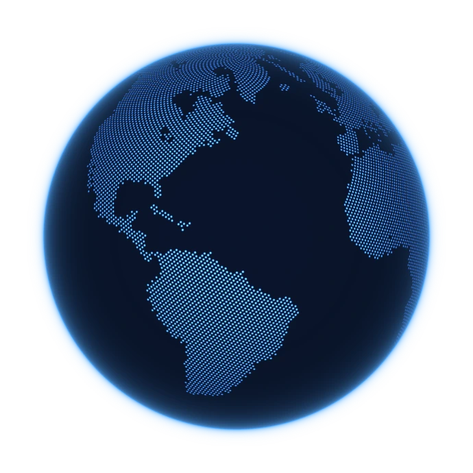 Rotating Earth Map